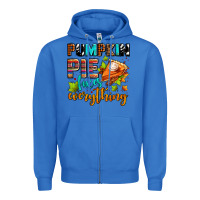 True Royal pumpkin pie fixes everything Zipper Hoodie - AdoDesignShop