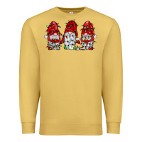 Antique Gold gnome with christmas lights Premium Sweatshirt - JahusDesignShop