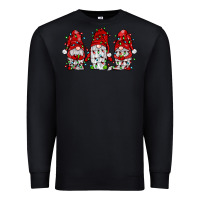 Black gnome with christmas lights Premium Sweatshirt - JahusDesignShop