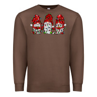 Chestnut gnome with christmas lights Premium Sweatshirt - JahusDesignShop