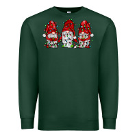 Sports Green gnome with christmas lights Premium Sweatshirt - JahusDesignShop