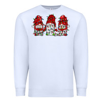 White gnome with christmas lights Premium Sweatshirt - JahusDesignShop