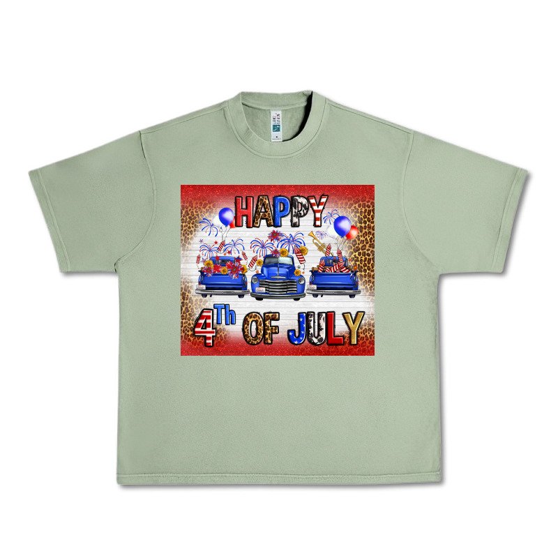 Western Happy Fourth Of July Urban Heavy Tee by FaDigitalArtStudio | Teevron