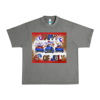 Tornado Western Happy Fourth Of July Urban Heavy Tee - FaDigitalArtStudio