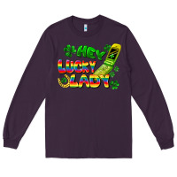Plum Hey lucky lady flip phone Long Sleeve Tee - FaDigitalArtStudio