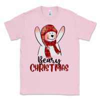 Bubblegum Pink beary christmas Classic Tee - CowGirlArtShop