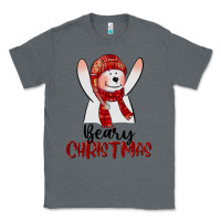 Charcoal Heather beary christmas Classic Tee - CowGirlArtShop