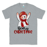 Heather Grey beary christmas Classic Tee - CowGirlArtShop