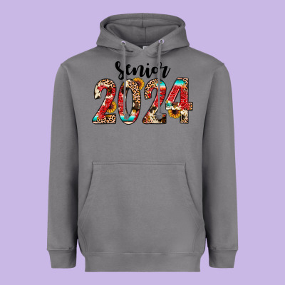 Senior 2024 Western Heavyweight Hoodie Designed By Jahusdesignshop