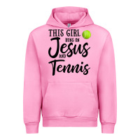 This Girl Runs On Jesus And Tennis Urban Hoodie | Teevron