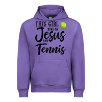 Tulip this girl runs on jesus and tennis Urban Hoodie - DesigneFamous