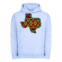 Pigment Grape Ice Texas Map With Aztec Background Urban Hoodie - JahusDesignShop