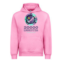 Fuchsia Pink 20000 leagues under the sea   movie Urban Hoodie - DesigneFamous