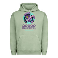 Pigment Oil Green 20000 leagues under the sea   movie Urban Hoodie - DesigneFamous