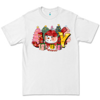 White joy snowman Premium Tee - CowGirlArtShop