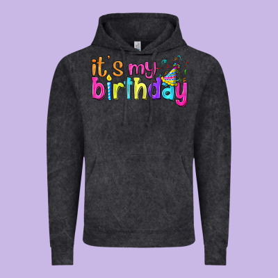 It's My Birthday Vintage Hoodie Designed By Bundleandbundleshop