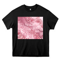 Black glitter pink agate Heavy Core Tee - TumblerDesignByShophia