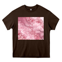 Chocolate Brown glitter pink agate Heavy Core Tee - TumblerDesignByShophia