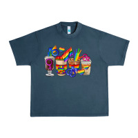 Midnight Navy lgbt coffee cups Urban Heavy Tee - FaDigitalArtStudio
