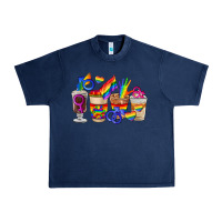 Navy lgbt coffee cups Urban Heavy Tee - FaDigitalArtStudio