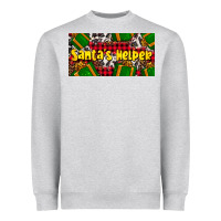 Heather Grey santa's helper with gifts Heavyweight Sweatshirt - AdoDesignShop