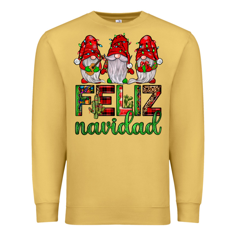 Feliz Navidad Gnomies Premium Sweatshirt by JahusDesignShop | Teevron
