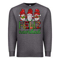 Charcoal Heather feliz navidad gnomies Premium Sweatshirt - JahusDesignShop