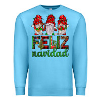 Ocean Blue feliz navidad gnomies Premium Sweatshirt - JahusDesignShop