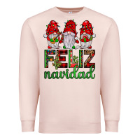 Pale Pink feliz navidad gnomies Premium Sweatshirt - JahusDesignShop