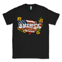 Black usa map Classic Tee - Artiststas