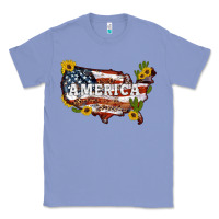 Colony Blue usa map Classic Tee - Artiststas