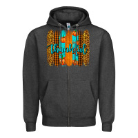 Charcoal Heather thankful brushstrokes Zipper Hoodie - AdoDesignShop