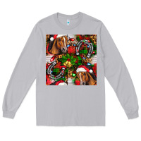 Moon Dust christmas horse leopard Long Sleeve Tee - FaDigitalArtStudio