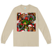 Mushroom christmas horse leopard Long Sleeve Tee - FaDigitalArtStudio