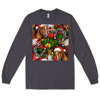 Smoke christmas horse leopard Long Sleeve Tee - FaDigitalArtStudio