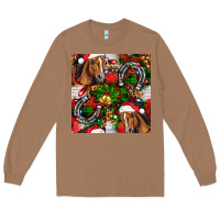 Toasted Coconut christmas horse leopard Long Sleeve Tee - FaDigitalArtStudio