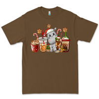 Cacao hippopotamus coffee cups christmas Premium Tee - CowGirlArtShop