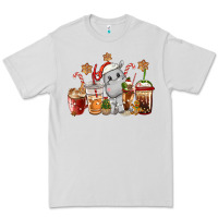 Dove Grey hippopotamus coffee cups christmas Premium Tee - CowGirlArtShop