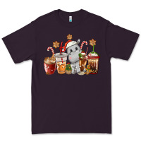 Hippopotamus Coffee Cups Christmas Premium Tee | Teevron