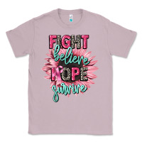Lilac fight believe hope survive cancer awareness Classic Tee - CowGirlArtShop