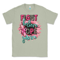 Matcha fight believe hope survive cancer awareness Classic Tee - CowGirlArtShop