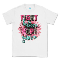 Fight Believe Hope Survive Cancer Awareness Classic Tee | Teevron