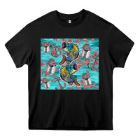 Black fish lures Heavy Core Tee - TumblerDesignByShophia
