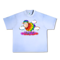 Grape Ice rainbow sheep pride Urban Heavy Tee - FaDigitalArtStudio