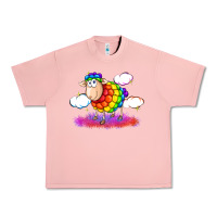 Salmon rainbow sheep pride Urban Heavy Tee - FaDigitalArtStudio