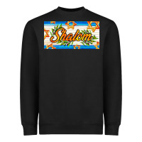 Black shalom with olive branch Heavyweight Sweatshirt - AdoDesignShop
