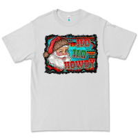 Dove Grey ho ho howdy with santa Premium Tee - RanaPortraitStore
