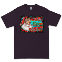 Plum ho ho howdy with santa Premium Tee - RanaPortraitStore