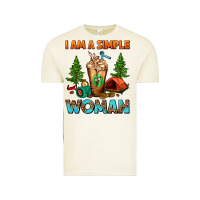 Vintage Arctic I Am A Simple Woman Camping Frappe Vintage Tee - FaDigitalArtStudio