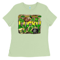 Matcha All you need is coffee and lucky St. Patrick's Ladies Tee - HowdyJamesFarm